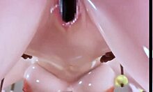 Hentai 3D animasyon: Chun-lis, devasa siyah bir şaftla erotik bir karşılaşma