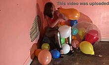 Uspokoj svůj fetiš s balónem, který ti vyskočí v HD