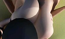 수영장에서 정액을 받는 거유녀 애니메이션 영상 - 헨타이 3D