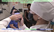 Doctor Tampa conducts a humiliating gyno exam on Rina Arem with the assistance of PA Stacy Shepard, in this homemade medical video.