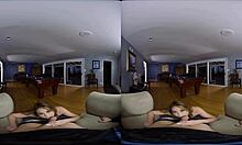Namorada chupa um pau duro em vídeo pornô POV HD