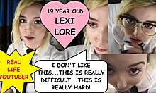 La joven vlogger Lexi Lore comparte brackets y charla sucia en un video de garganta profunda