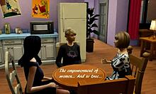 Sims 4 tyttöjen ilta - Parodia ystävien kanssa