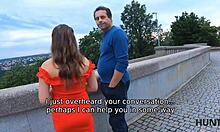 Sexe contre de l'argent: une fille aux courbes est ramassée et baisée dans une vidéo hunt4k