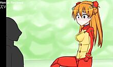 Anime cosplay spel met een hete vriendin