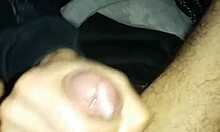 Een homo stel geniet van een sensuele handjob op de webcam